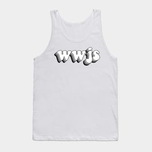 what would jesus say (black) Tank Top